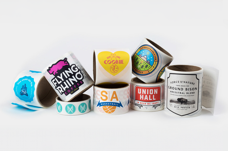 Konturskurna etiketter