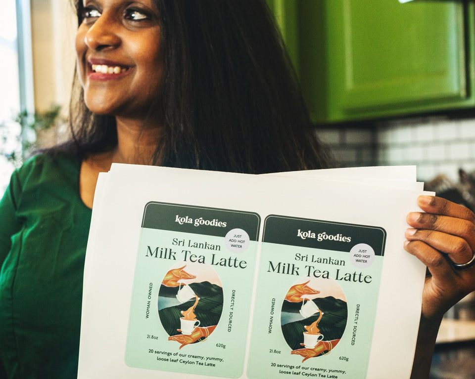 Arketiketter med runda hörn